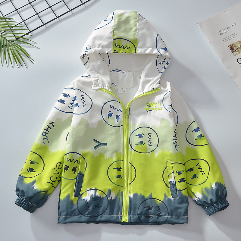 Children&s thin coat spring clothes spring and autumn 2022 new children&s boys& foreign style stormsuit